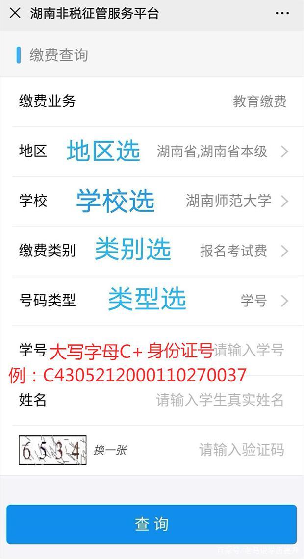 湖南师范大学继续教育本科学士学位网上信息确认链接及缴费流程(图3)