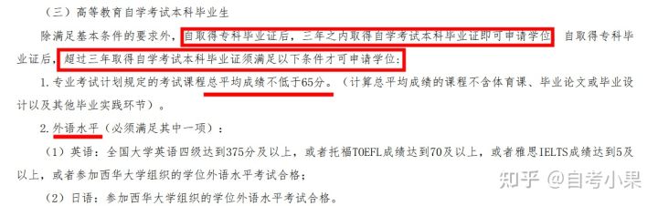 自考本科学位证什么条件才能拿到?(图4)