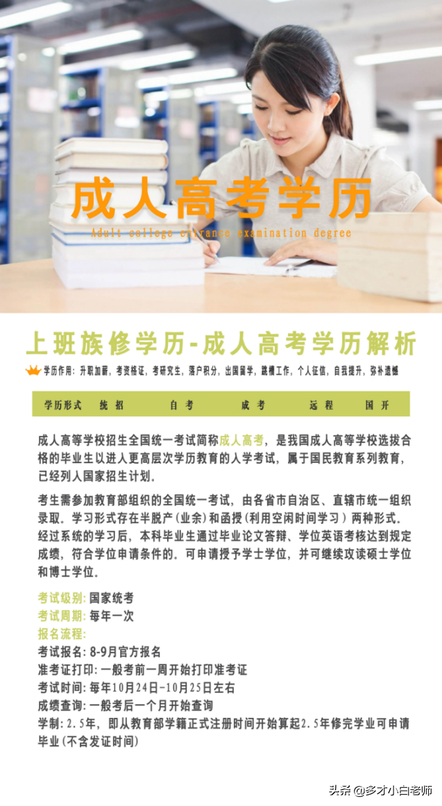 自考和成人高考有什么区别?哪个更好考?(图2)