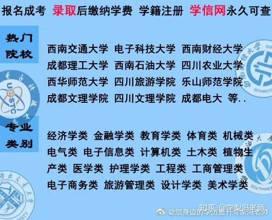 成人高考报名流程让你一看就懂(图8)